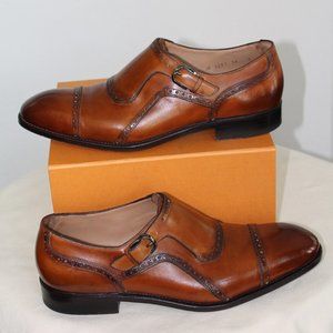 Salvatore Ferragamo Men's Tan Tramezza Buckle-Ups US size 11 Special edition